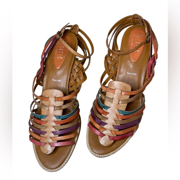 Earth tone Strap Sandals - Picture 2 of 8